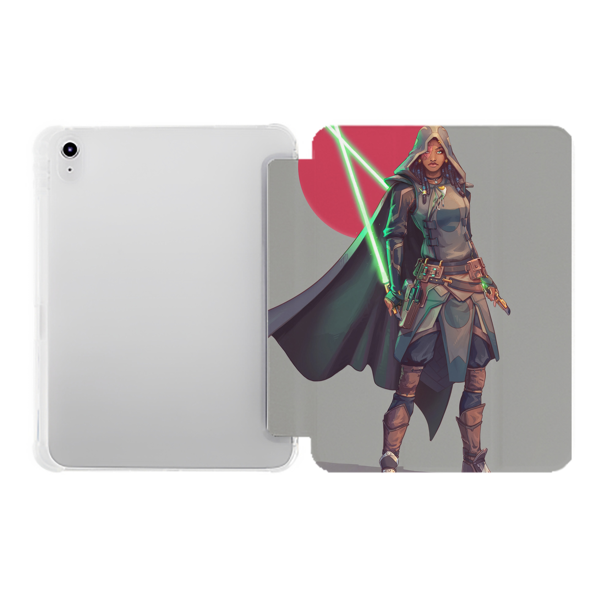 （画像用） スター・ウォーズ Star Wars IPad ケース ペン収納付き 三つ折りスタンド PUレザー×シリコン 対応機種9.5/10.5/10.9インチ